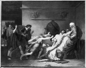Catos død af Utica (95-46 f.Kr.) 1797
